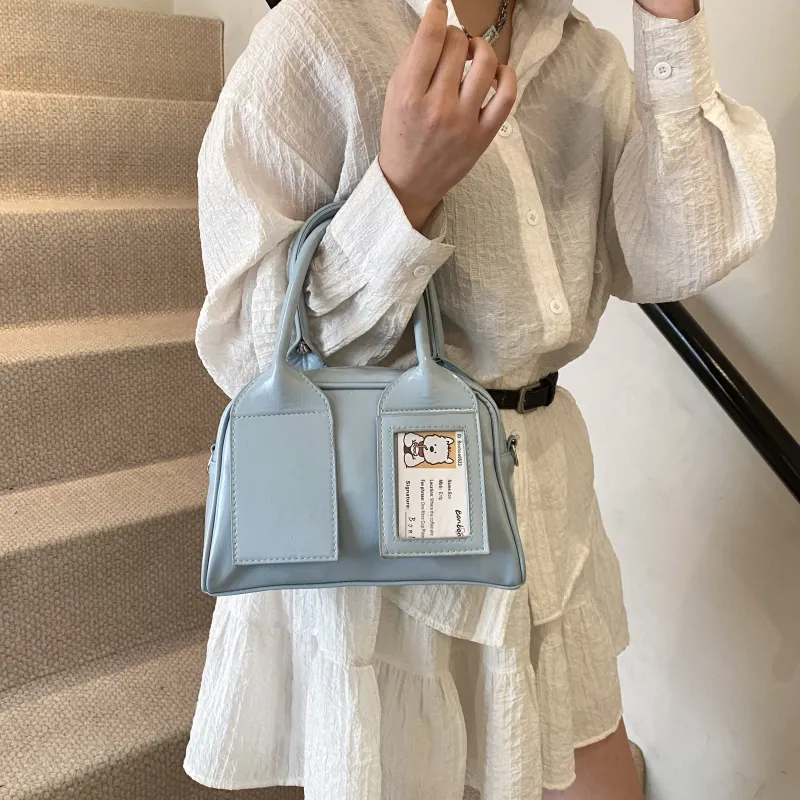 FCTOSSR PU Handbag Regular Women's White/Black/Pink/Blue-15