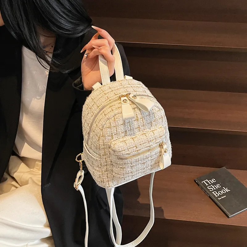 FCTOSSR Fabric Backpack Women's White/Black-1