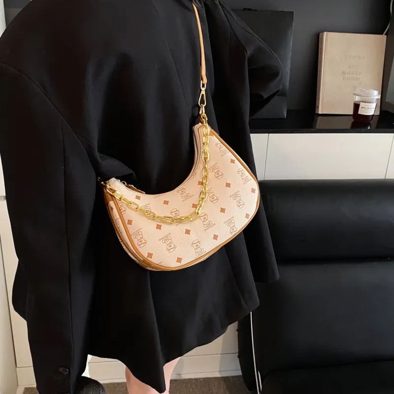 FCTOSSR PU Shoulder Bag, Crossbody Bag Regular Women's White/Black/Pink/Brown-4