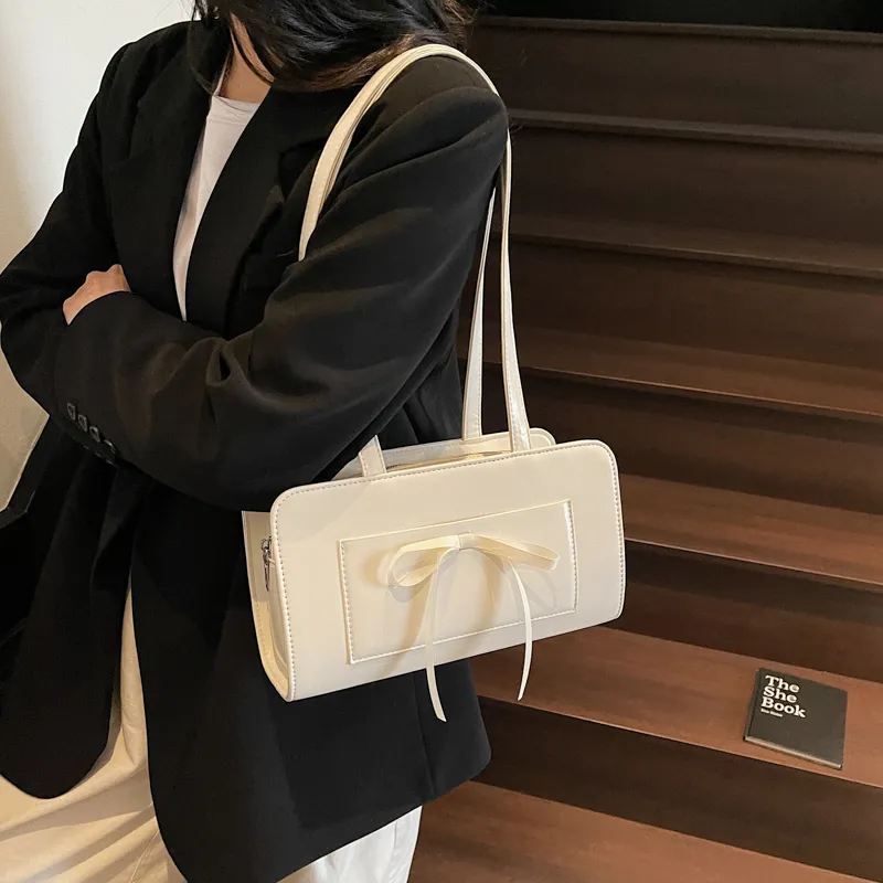 FCTOSSR PU Underarm Shoulder Bag Women's White/Black/Yellow/Blue/Pink-7