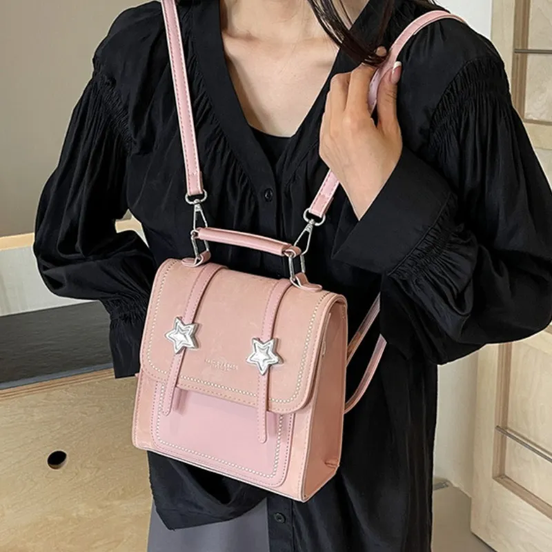 FCTOSSR PU Backpack Women's White/Silver/Black/Blue/Pink-1