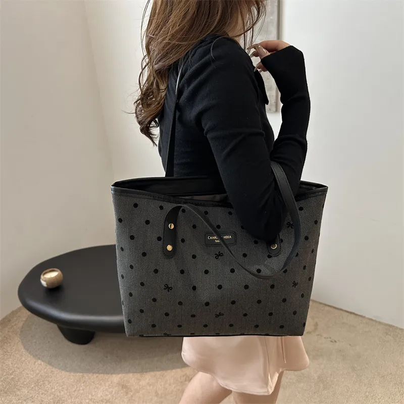 FCTOSSR PC Shoulder Bag Regular Women's Heart/Red Polka Dots/Bowknot/Five Pointed Star-13