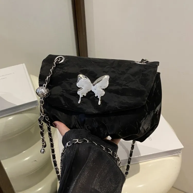 FCTOSSR PU Shoulder Bag Crossbody Bag Small Size Women's White/Silver/Black/Blue-12