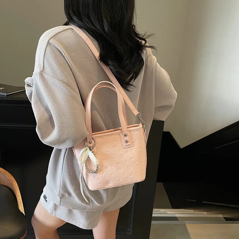 FCTOSSR PU One Shoulder Handbag Regular Women's White/Black/Blue/Pink-9