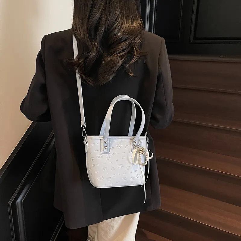 FCTOSSR PU One Shoulder Handbag Regular Women's White/Black/Blue/Pink-14