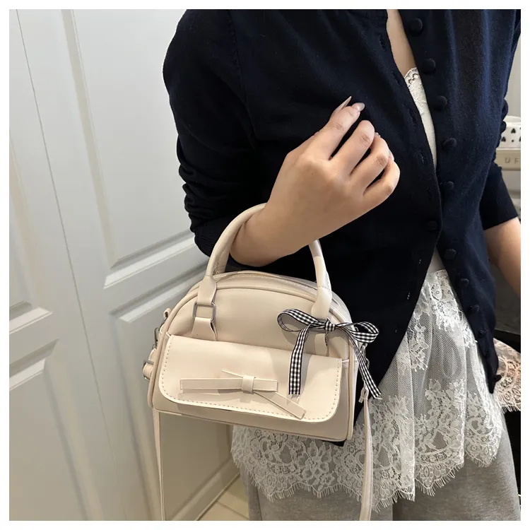 FCTOSSR PU Handbag Women's White/Pink/Blue/Black-3