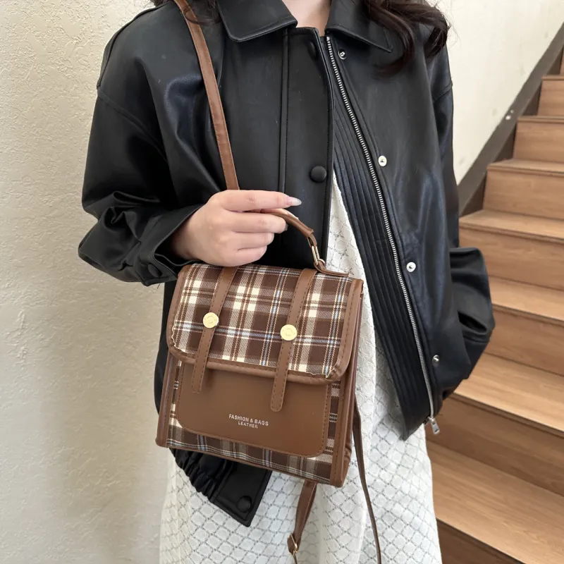 FCTOSSR PU Backpack Women's Black/Coffee-9