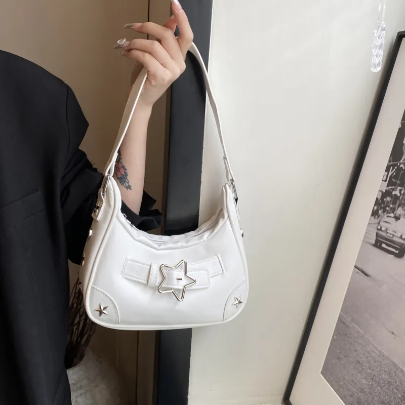 FCTOSSR PU Crossbody Bag Regular Women's Black/White/Red-6
