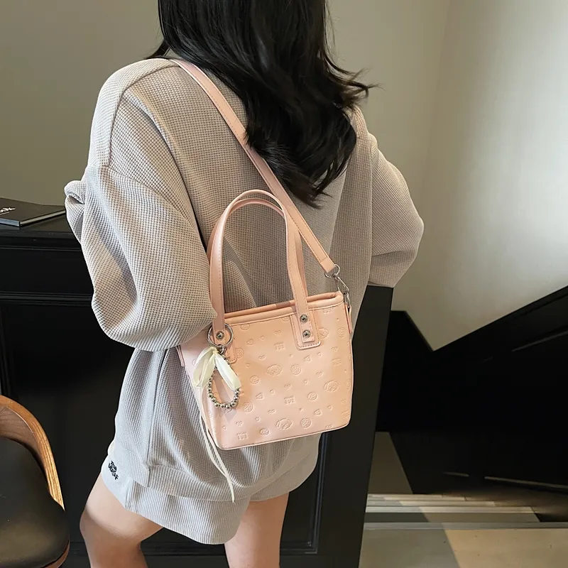 FCTOSSR PU One Shoulder Handbag Regular Women's White/Black/Blue/Pink-10