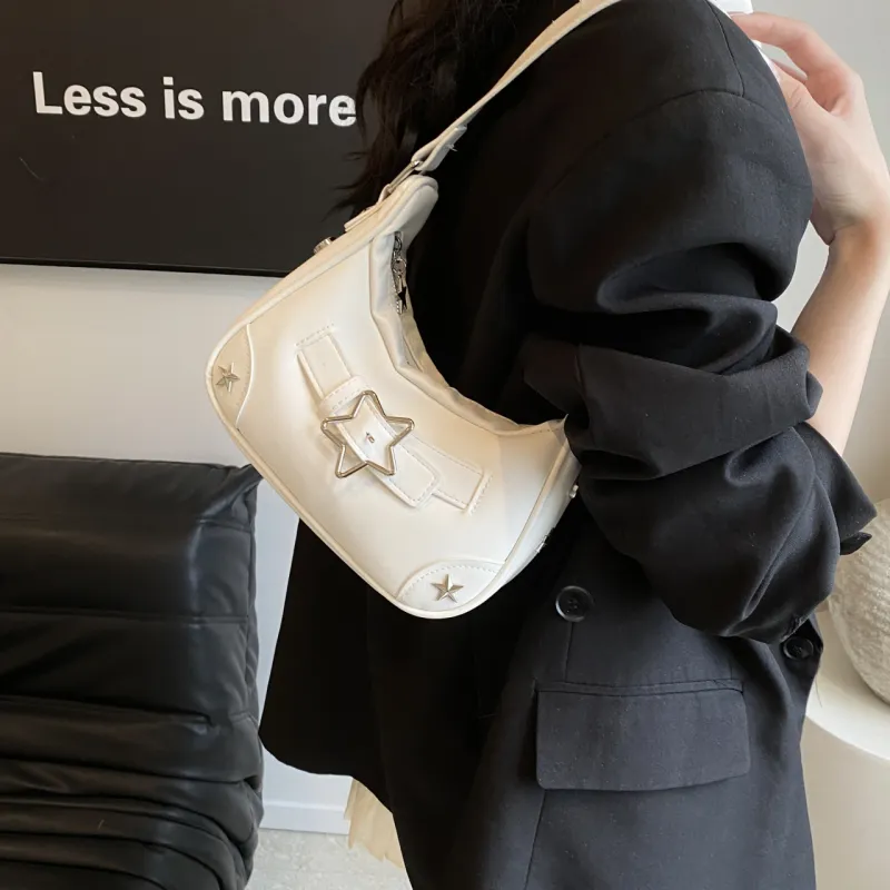 FCTOSSR PU Crossbody Bag Regular Women's Black/White/Red-11