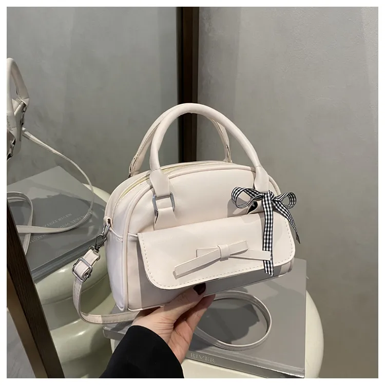 FCTOSSR PU Handbag Women's White/Pink/Blue/Black-1