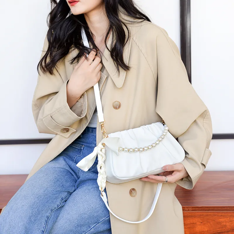 FCTOSSR PU One Shoulder Handbag, Crossbody Bag Regular Women's White//Ecru/Black/Yellow/Green/Coffee/Brown/Rose Red-6