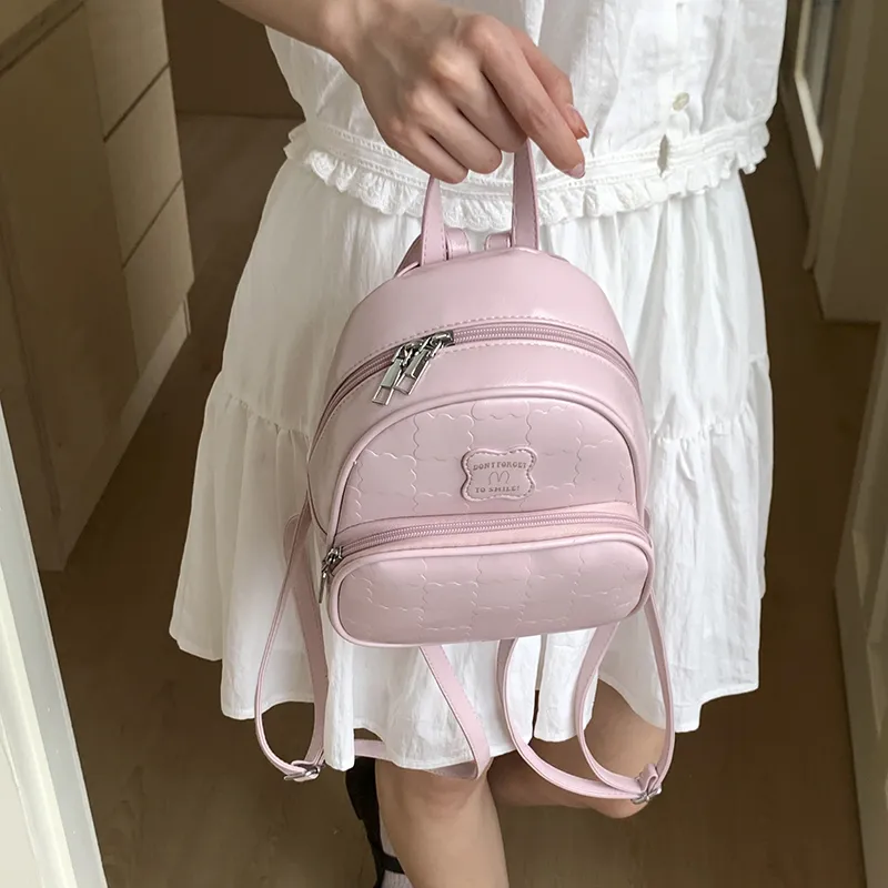 FCTOSSR PU Backpack Women's White/Black/Yellow/Blue/Pink-24