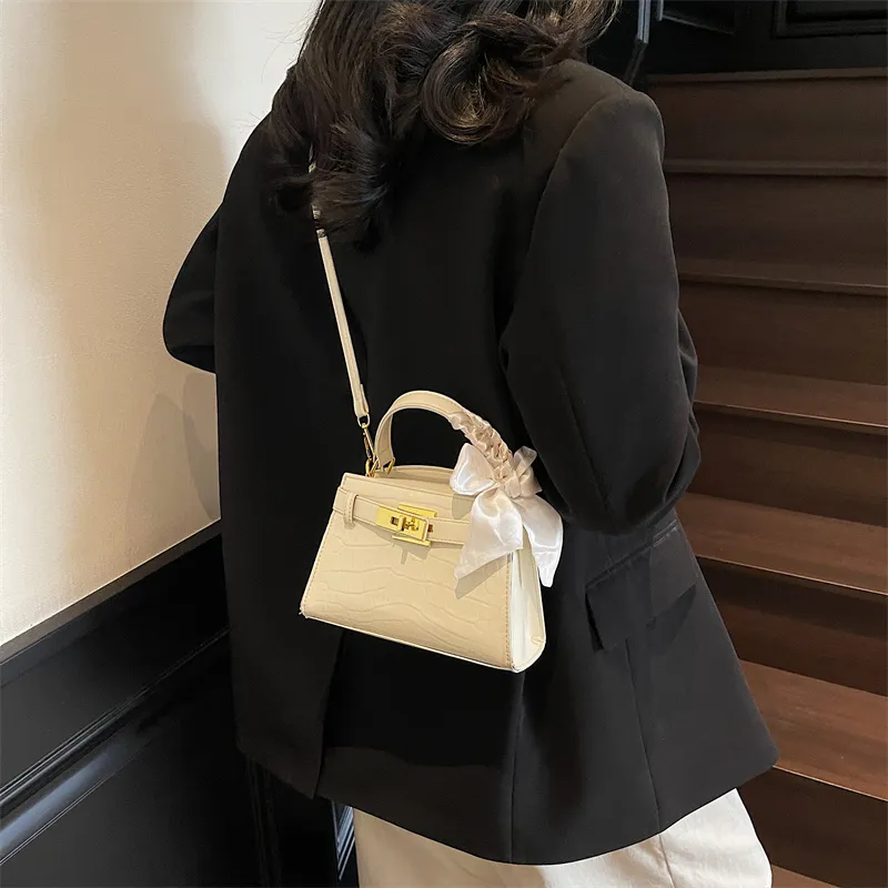 FCTOSSR PU Kelly Bag, Shoulder Bag, Crossbody Bag, Handbag Women's Yellow/Blue/White/Black/Silver-11