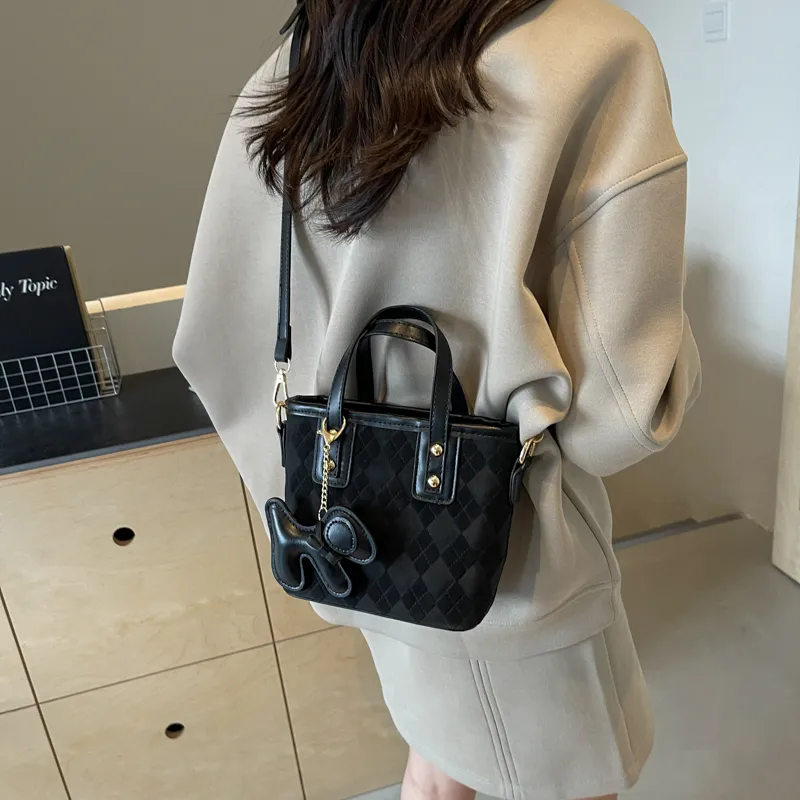 FCTOSSR PU Handbag Regular Women's White/Black/Khaki/Pink-20