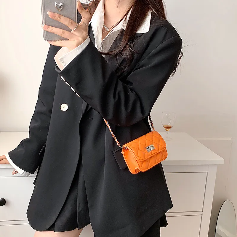 FCTOSSR PU Shoulder Bag, Crossbody Bag Regular Women's Orange/White/Black/Pink-1