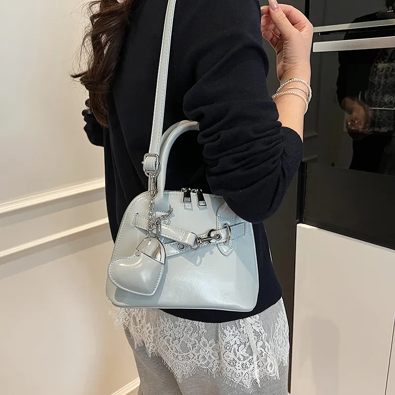FCTOSSR PU Crossbody One Shoulder Handbag Women's White/Black/Yellow/Blue/Pink-17