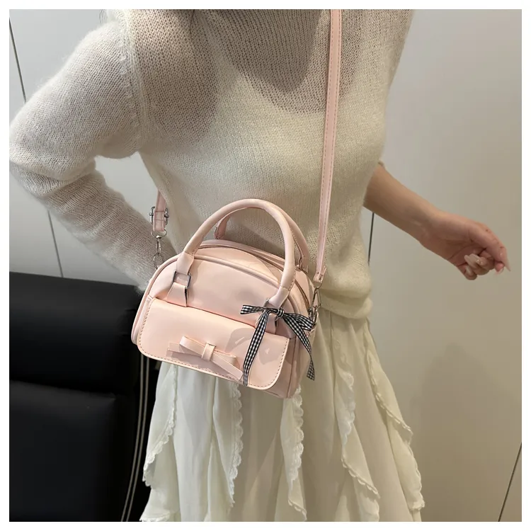 FCTOSSR PU Handbag Women's White/Pink/Blue/Black-7