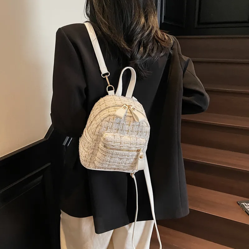 FCTOSSR Fabric Backpack Women's White/Black-2