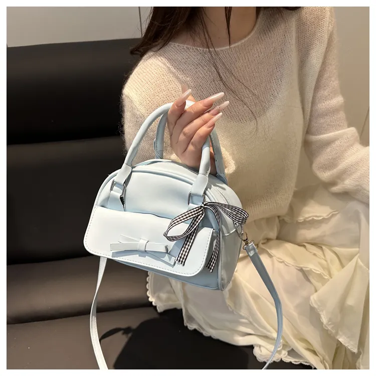 FCTOSSR PU Handbag Women's White/Pink/Blue/Black-16