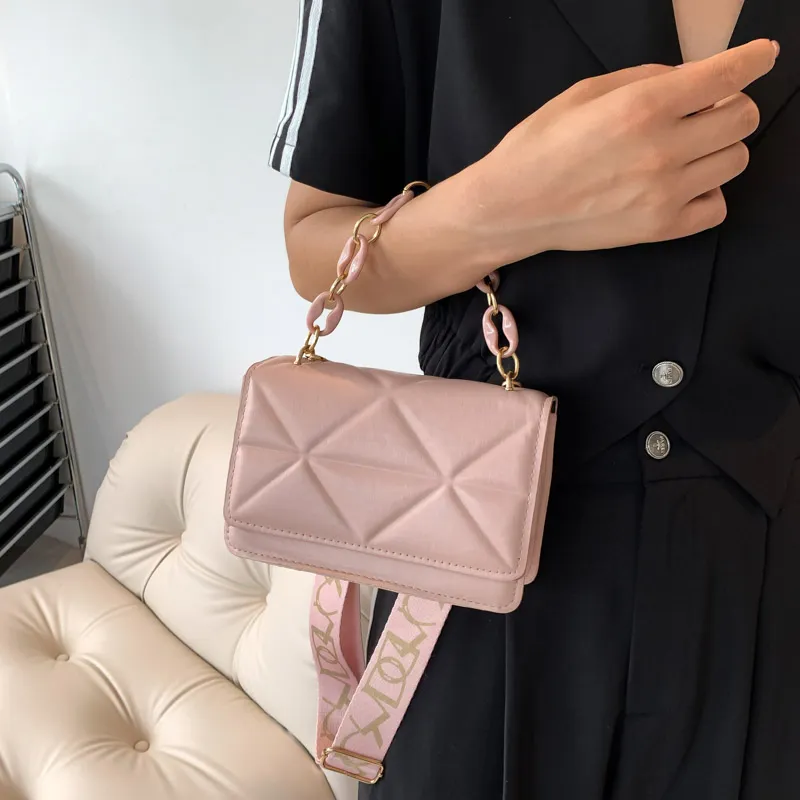 FCTOSSR PU One Shoulder Handbag Crossbody Bag Women's Black/White/Pink/Brown/Green/Fuchsia-21