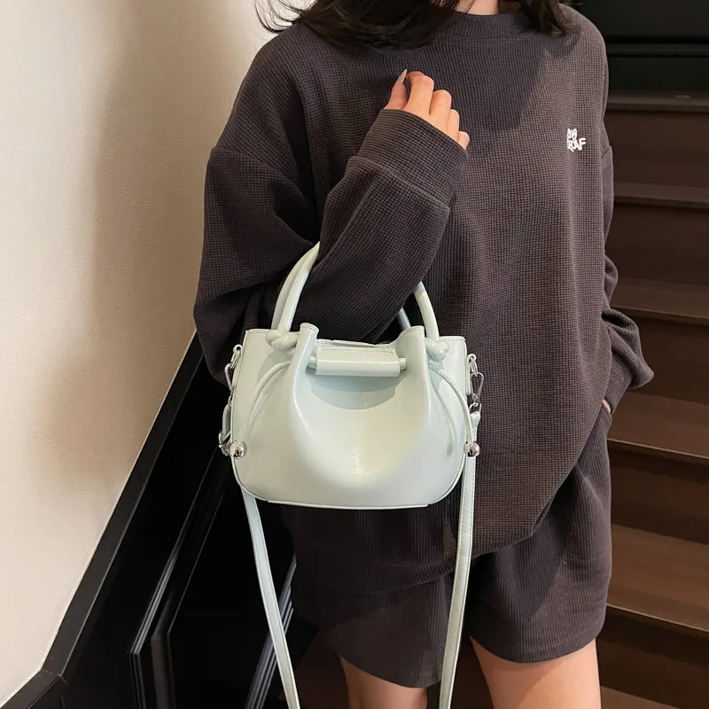 FCTOSSR Pu One Shoulder Handbag Women's White/Silver/Black/Yellow/Blue/Pink-25