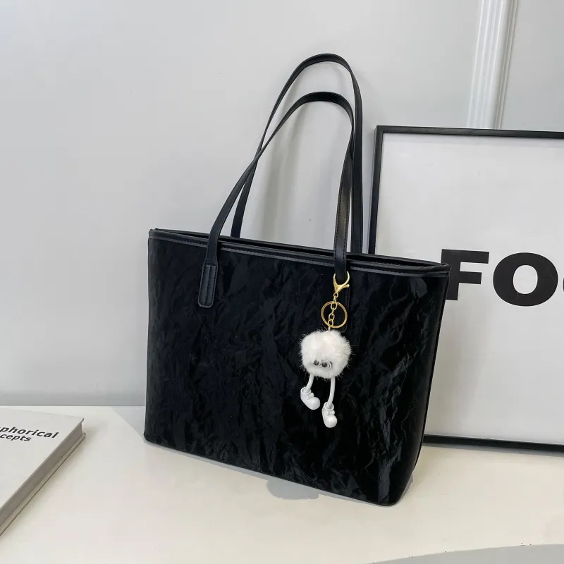 FCTOSSR PU Shoulder Bag Women's White/Black/Silver/Pink-6
