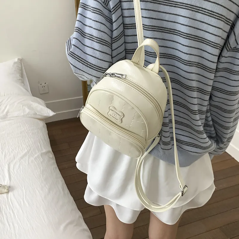 FCTOSSR PU Backpack Women's White/Black/Yellow/Blue/Pink-1