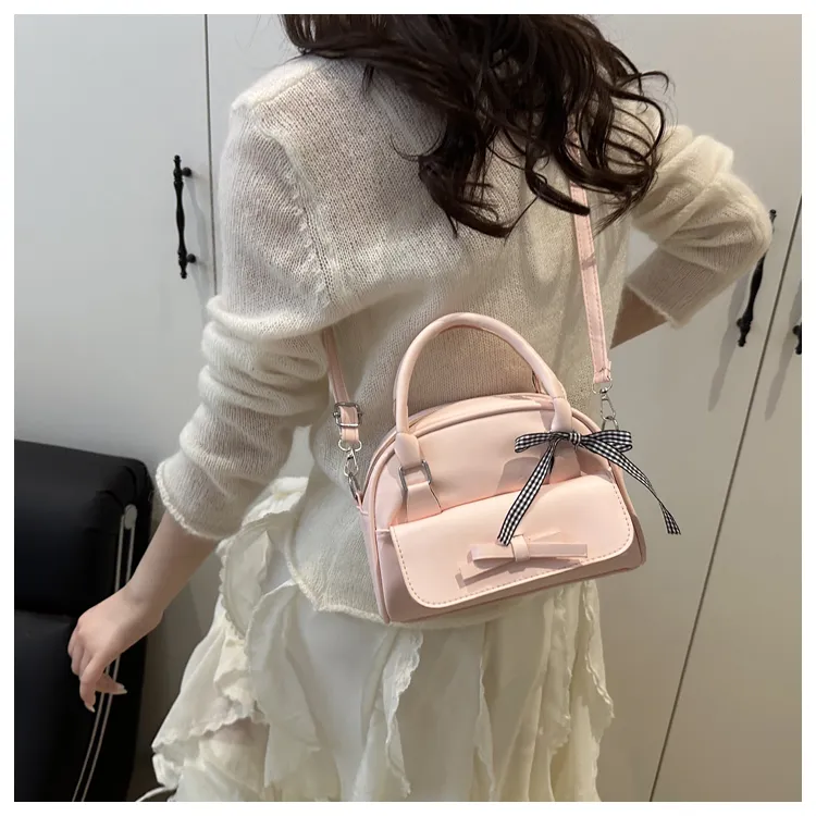 FCTOSSR PU Handbag Women's White/Pink/Blue/Black-10
