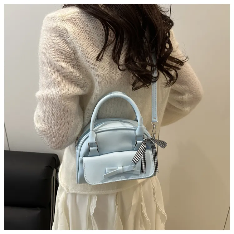 FCTOSSR PU Handbag Women's White/Pink/Blue/Black-15