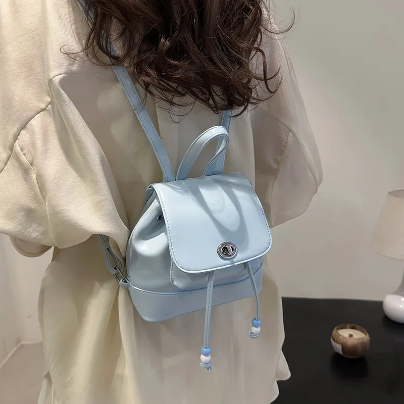 FCTOSSR PU Backpack Women's Ecru/Silver/Blue-14