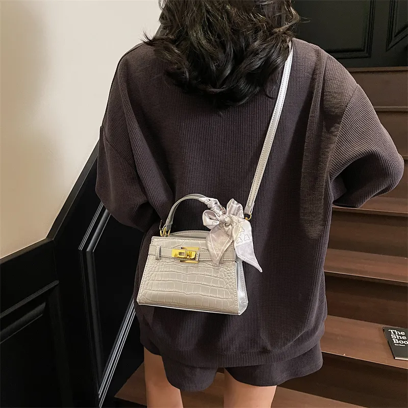 FCTOSSR PU Kelly Bag, Shoulder Bag, Crossbody Bag, Handbag Women's Yellow/Blue/White/Black/Silver-25