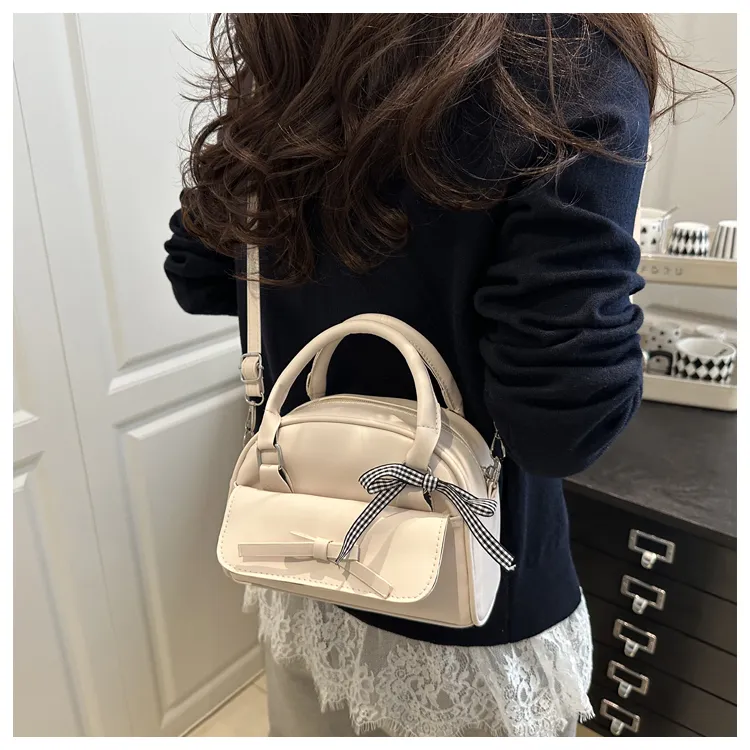FCTOSSR PU Handbag Women's White/Pink/Blue/Black-5