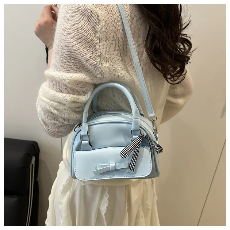 FCTOSSR PU Handbag Women's White/Pink/Blue/Black-17