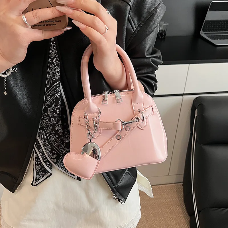 FCTOSSR PU Crossbody One Shoulder Handbag Women's White/Black/Yellow/Blue/Pink-25
