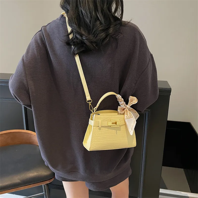 FCTOSSR PU Kelly Bag, Shoulder Bag, Crossbody Bag, Handbag Women's Yellow/Blue/White/Black/Silver-2