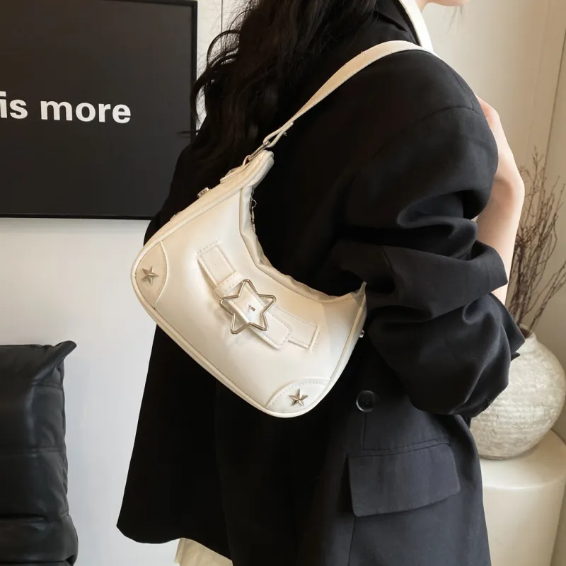 FCTOSSR PU Crossbody Bag Regular Women's Black/White/Red-10