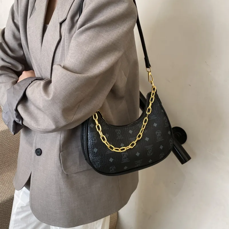FCTOSSR PU Shoulder Bag, Crossbody Bag Regular Women's White/Black/Pink/Brown-7