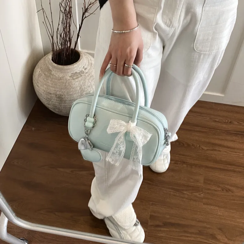 FCTOSSR PU Shoulder Bag, Crossbody Bag, Handbag Regular Women's White/Silver/Black/Blue/Pink-19