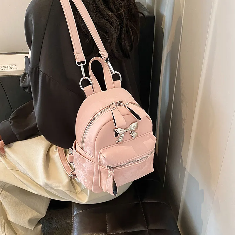 FCTOSSR PU Backpack Women's White/Silver/Black/Pink-19