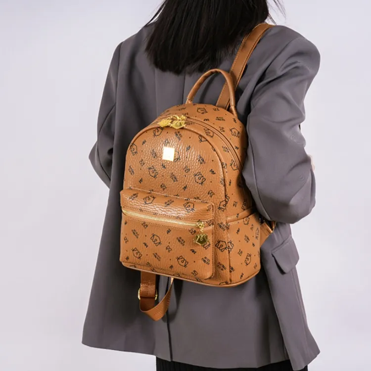 FCTOSSR PU Backpack Regular Women's Beige/Pink/Brown/Black-11