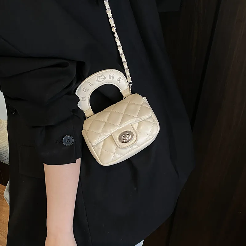 FCTOSSR PU One Shoulder Handbag Women's White/Beige/Black/Pink/Silver-5