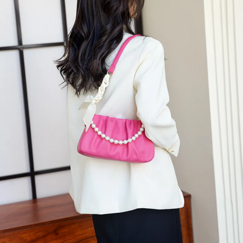 FCTOSSR PU One Shoulder Handbag, Crossbody Bag Regular Women's White//Ecru/Black/Yellow/Green/Coffee/Brown/Rose Red-41