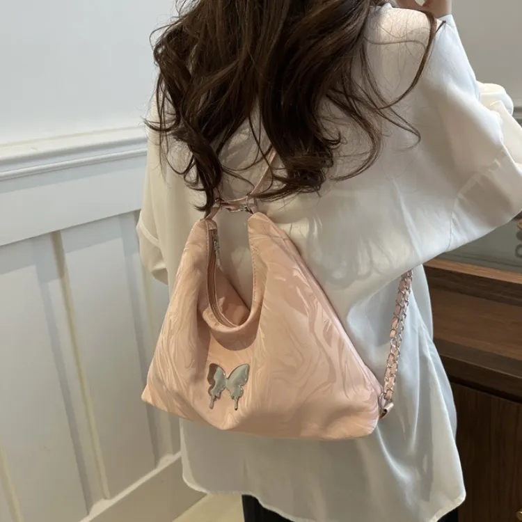 FCTOSSR PU Backpack On The Shoulder Women's White/Silver/Black/Pink-23