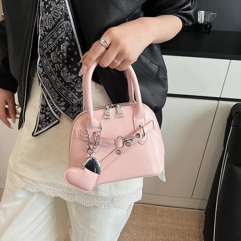 FCTOSSR PU Crossbody One Shoulder Handbag Women's White/Black/Yellow/Blue/Pink-24