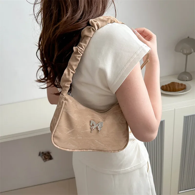 FCTOSSR PU Shoulder Bag Women's White/Silver/Black/Khaki/Brown-27