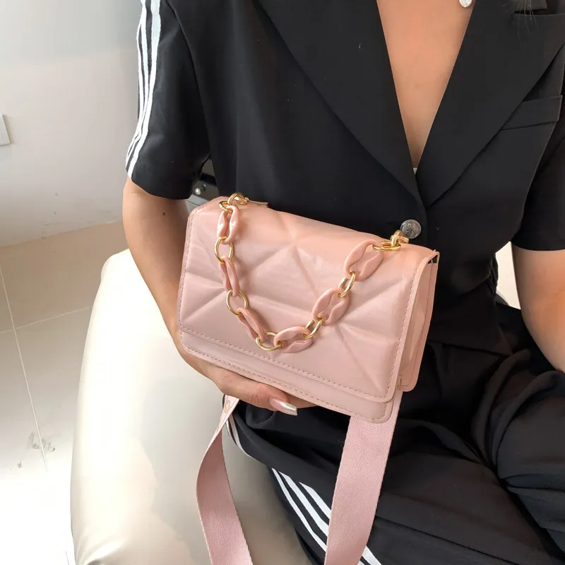 FCTOSSR PU One Shoulder Handbag Crossbody Bag Women's Black/White/Pink/Brown/Green/Fuchsia-18