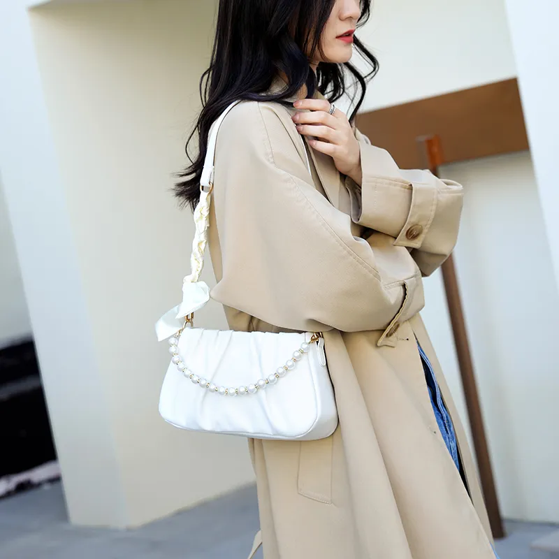 FCTOSSR PU One Shoulder Handbag, Crossbody Bag Regular Women's White//Ecru/Black/Yellow/Green/Coffee/Brown/Rose Red-3