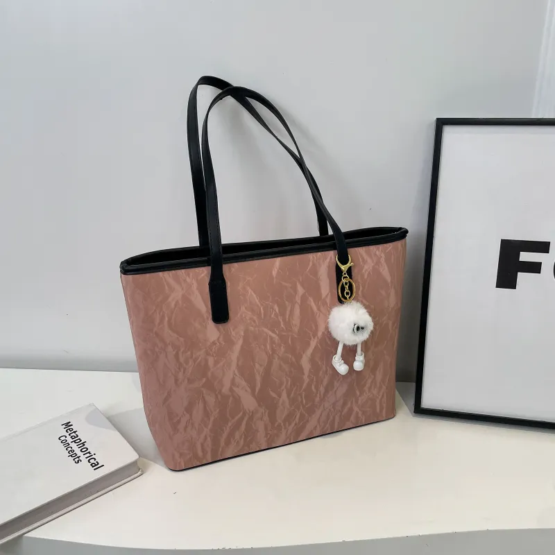 FCTOSSR PU Shoulder Bag Women's White/Black/Silver/Pink-18