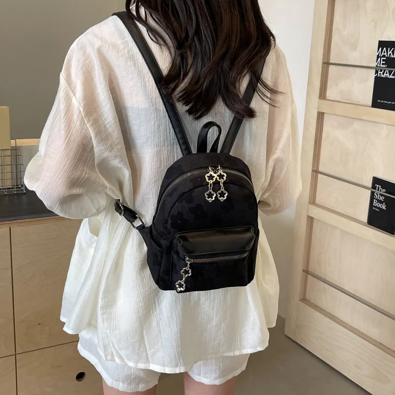 FCTOSSR PU Backpack Women's White/Black/Pink-9